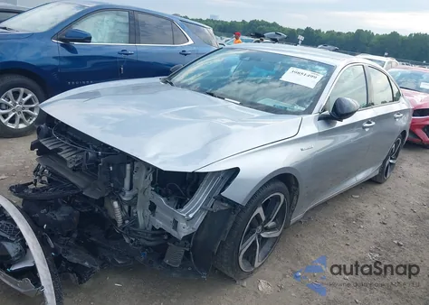 2022 Honda Accord Hybrid Sport z USA, uszkodzony, nr VIN 1HGCV3F20NA027792